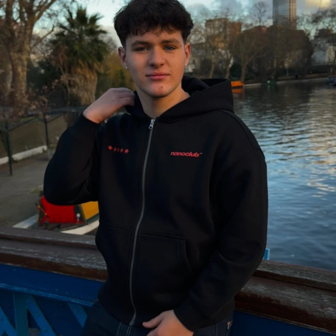 Black Zipper Nano Club